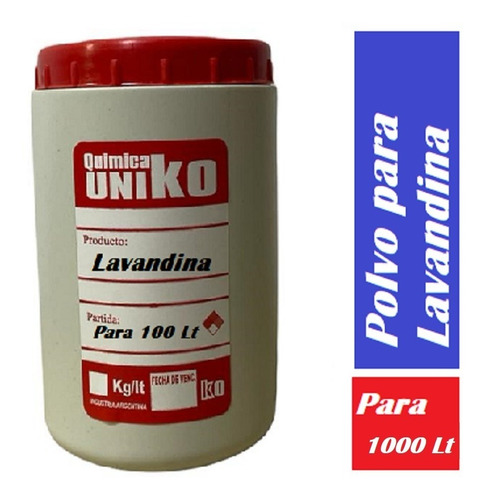 Pack Lavandina Uniko En Polvo Rinde 1000l 10 X 100l