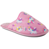 Chinelo Pantufa Infantil Menina Leffa Unicornio 710