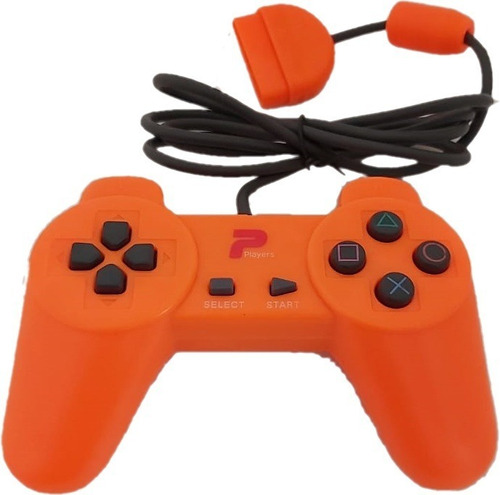 Controle Playstation 1 Ps One Novo Players Laranja