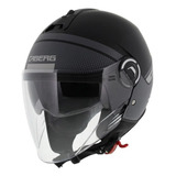 Casco Abierto Caberg Riviera V4 Elite Gris Mate  En Mg Bikes