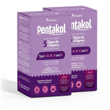 Pentakol. 5 Tipos De Colágeno (1, 2, 3, 5 E 10). 240 Cáps