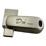 Pendrive 64gb Dual Drive Conexion Usb + Tipo C Para Telefono