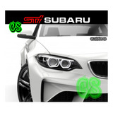 Vinilo Sti Subaru Franja Calcomanía Sticker Parabri Auto Sol