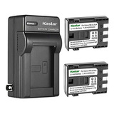 2-pack Batería Genérica Y Cargador Nb-2lh Para Canon Xti Xt