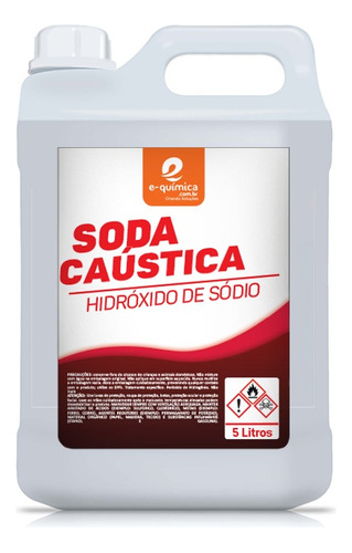 Soda Cáustica Liquida Desentupidor De Pias E Privadas 5l
