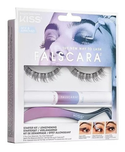 Kiss Falscara Lashes Arranque Kit Volumizing 1 Kit