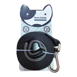 Correa Resistente Para Perros 3 Metros X 2.5 Cm Color Negro