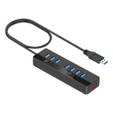 Hub Usb Uno Para Siete Interfaces Múltiples Usb3.0 5 Gbps+us