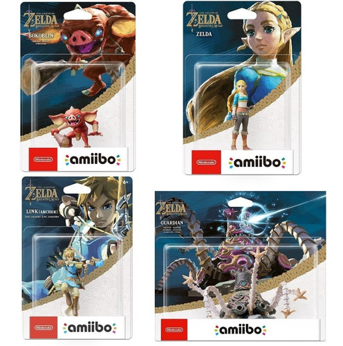 Amiibo Link Archer Guardian Bokoblin Zelda Botw Nintendo