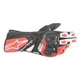 Guantes De Piel Sp-8 V3 Ngo/bco/roj