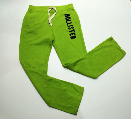 Pantalón Americano Jogging Hollister Verde Talle L P44 -