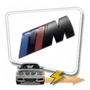 Bmwstyle M Insignia Metalica Negra Baul P/pegar Tuningchrome BMW Serie 1