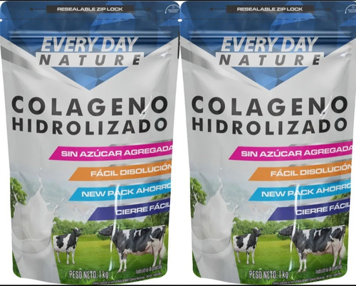 Colágeno Hidrolizado 2kg + Cloruro De Magnesio De Regalo 