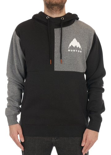 Buzo Canguro Hombre Burton Mountain Patch Hoodie