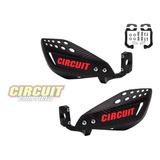 Protetor De Mão Circuit Vector Carbon Moto Universal Par 