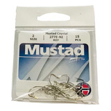 Anzuelos Mustad Crystal Pejerrey 277e-ni Nº 2 Ex 277f