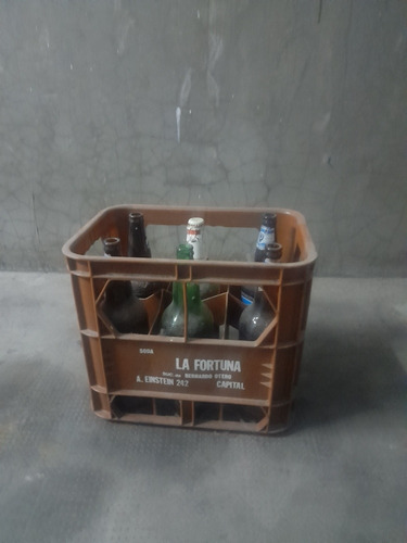 Cajón Plástico Para Botellas De 1 Litros 