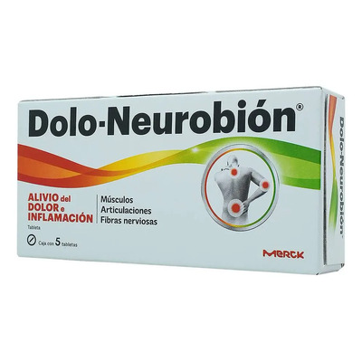 Dolo-neurobion Tableta 0.25 Mg\u002F50 Mg\u002F50 Mg\u002F50 Mg, 5 Tabletas | Envío gratis
