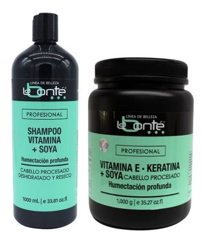 Labonté Kit Shampoo 1 L & Vitamina E Keratina + Soya 1kg