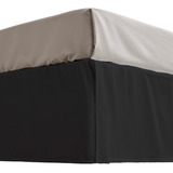 Cubresommier Twin 90x190 Somier Varios Colores Decohoy Color Negro