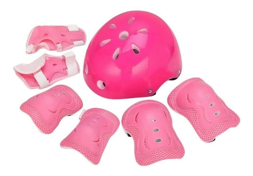 Set, Pack De Protecciones Para Niña Patines Skate.