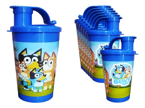 Botilito Vaso Sorpresa Bluey X12 Termo Fiesta Infantil