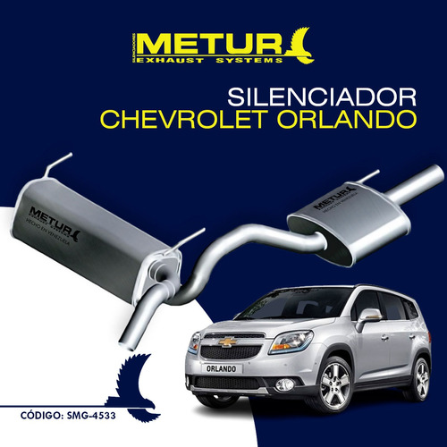 Silenciador Chevrolet Orlando Foto 5