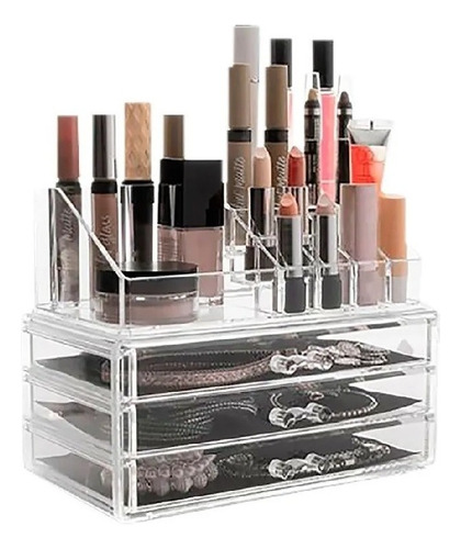 Organizador Acrílico De Maquillajes Y Cosmeticos Con Cajones