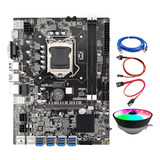 Placa Base Minera B75 Btc Lga1155 8xpcie Usb Compatible Con