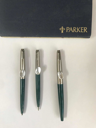 Parker 45 Special, Juego Pluma Fuente, Bolígrafo Y Lapicero.