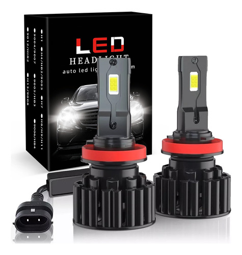 Focos Led Luz 24000lm Canbus Para Auto H4 9005 9006 H13 9012