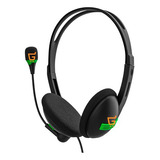 Audífonos Bluetooth Diadema Tech-1 Para Homeoffice Color Negro