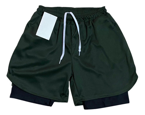 Paquete De Cinco Short Deportivo Licra Hombre Gym Ejercicio