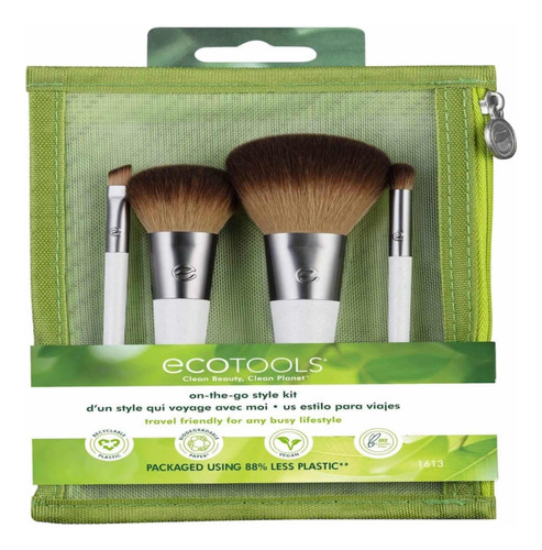 Ecotools, Juego De Brochas Para Llevar