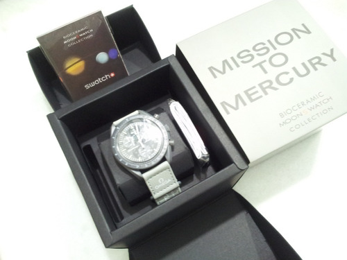 Relógio Swatch Ômega Moonwatch/mission To Mercury