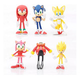 Set De 6 Figuras De Súper Sonic