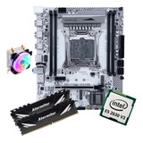 Kit Gamer Placa Mãe X99 White Intel Xeon E5 2630 V3 64gb Coo