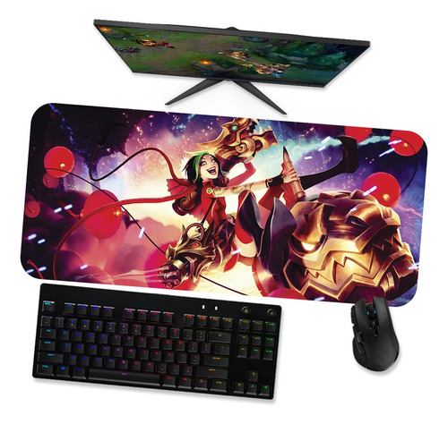 Mousepad Gamer Grande 90x40 Cm - Jnx Ano Novo Chinês