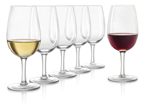 6 Copas De Vino De Tritan Irrompible Libre De Bpa Vaso Jc