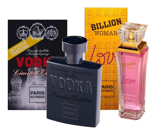 Billion Woman Love + Vodka Limited Edition - Paris Elysees