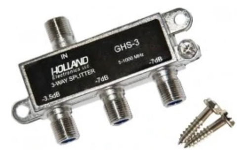 Derivador Splitter De Señal Holland Ghs-3  Coaxil Conector