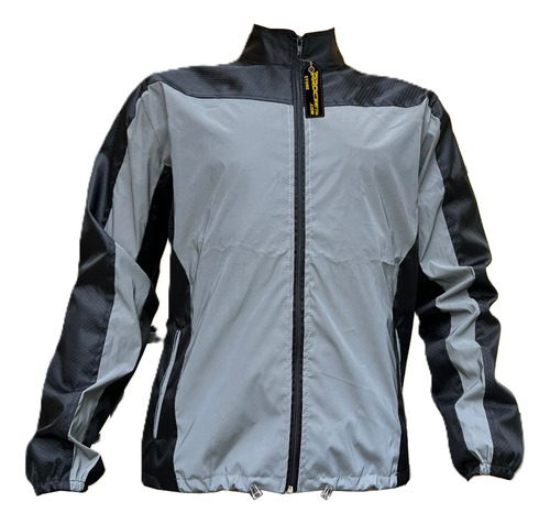 Chaqueta Reflectiva Liviana Moto Bicicleta Rompevientos