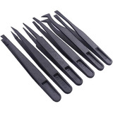 Kit Pinzas Tweezer Plástico Antiestático 6pz