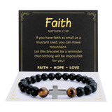 Pulsera Faith De Regalo Para Hombre, Christian Pa Gifts