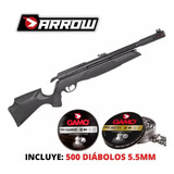 Rifle Pcp Gamo Arrow Cal. 5.5mm De 10 Tiros + 500 Diabolos