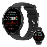 Smartwatch Genérica Zl02cpro Caja, Malla Negra De Silicona