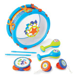 Kidoozie My First Drum Set, 6 Instrumentos Para Niños A Part