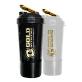 Shaker 2 En 1 Gold Nutrition 600 Ml Vaso Mezclador