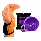 Kit Hand Grip Competition Skyhill E Super Band Roxo 45kg