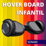 Hoverboard Infantil Skate Elétrico Bluetooth - Preto Nº40